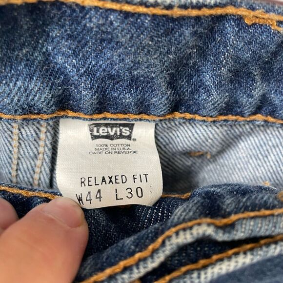 Vintage 90s Levi’s 540 Relaxed Fit Jeans USA 44 x 30 - Picture 8 of 9